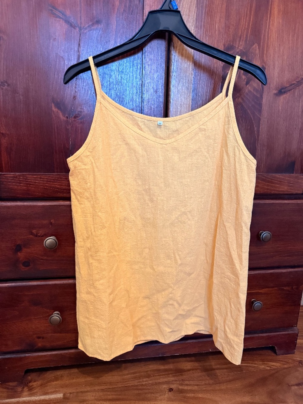 Linen blend top